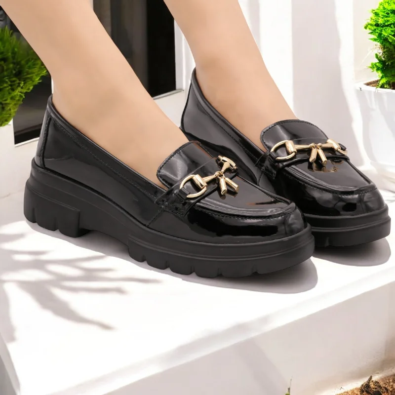 Men's slippers with a leather sole for a classic look Rox01 wedge pump
