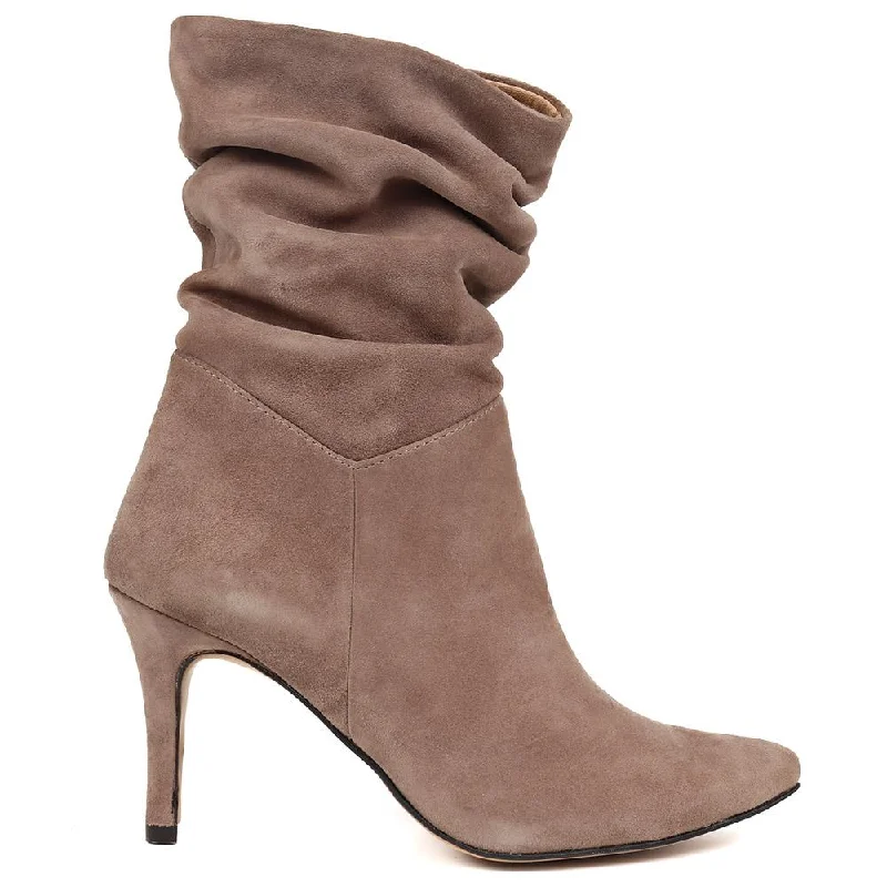 Men's casual shoes with a logo patch on the tongue Luisa Leather Stiletto Heel Boots - LUISA / 324 250 Men's casual shoes with a logo patch on the tongue Luisa Leather Stiletto Heel Boots - LUISA / 324 250