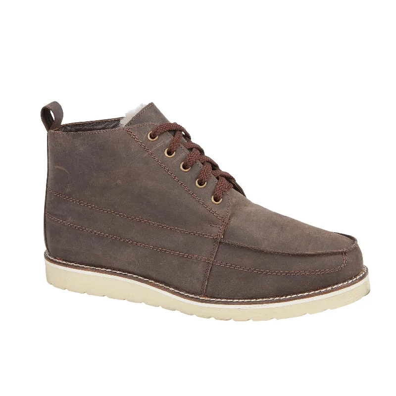 Men's slippers with a stretchy side panel for a better fit GLOUCESTERSHIRE - MENS SHEEPSKIN BOOTS Men's slippers with a stretchy side panel for a better fit GLOUCESTERSHIRE - MENS SHEEPSKIN BOOTS