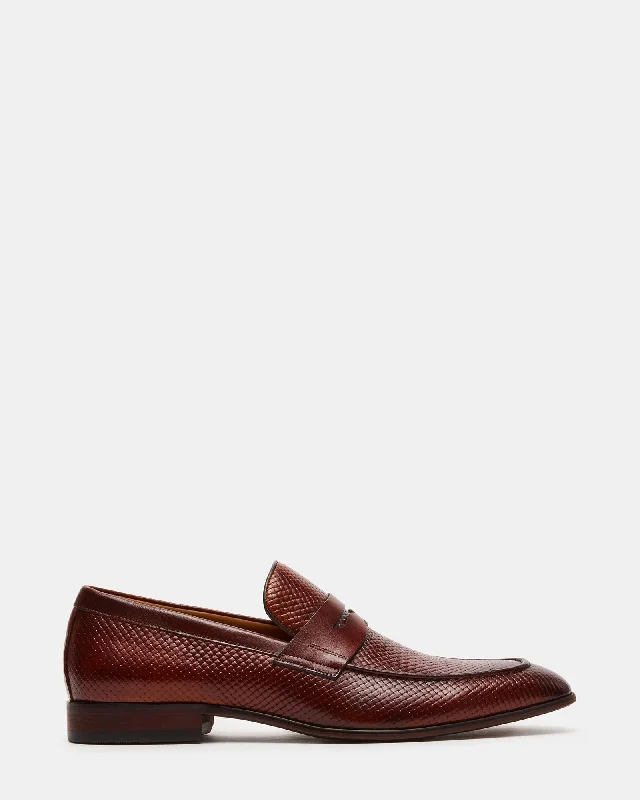 Men's loafers with a perforated leather upper for ventilation Men's loafers with a perforated leather upper for ventilation JAMONE TAN EMBOSSED Men's loafers with a perforated leather upper for ventilation Men's loafers with a perforated leather upper for ventilation JAMONE TAN EMBOSSED