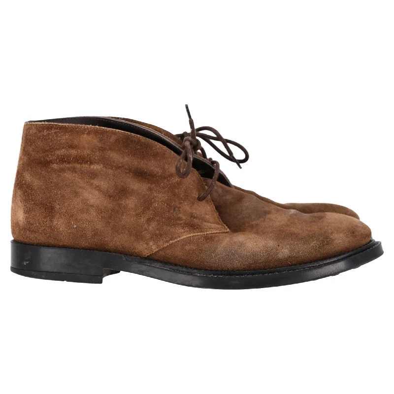 Men's loafers with a moc - toe design Men's loafers with a moc - toe design Tod's Polacco Gomma Chukka Ankle Boots in Brown Suede Men's loafers with a moc - toe design Men's loafers with a moc - toe design Tod's Polacco Gomma Chukka Ankle Boots in Brown Suede