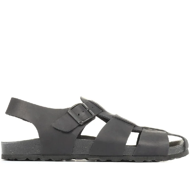 Men's casual shoes with a metallic trim Weymouth Leather Fisherman Sandals - WEYMOUTH / 322 195 Men's casual shoes with a metallic trim Weymouth Leather Fisherman Sandals - WEYMOUTH / 322 195