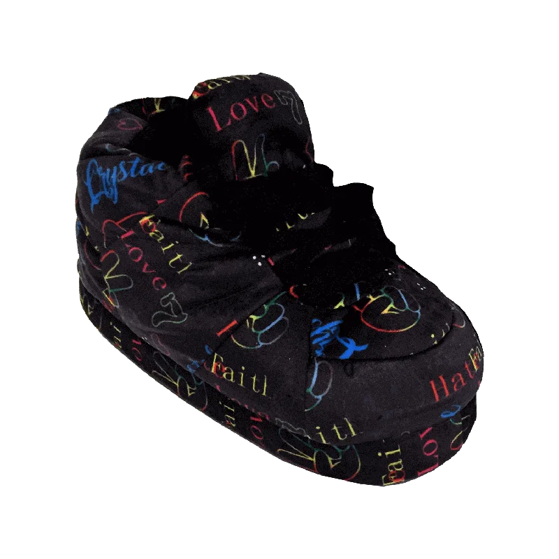 Men's slippers with a breathable fabric upper Lil Twist Rainbow Tat