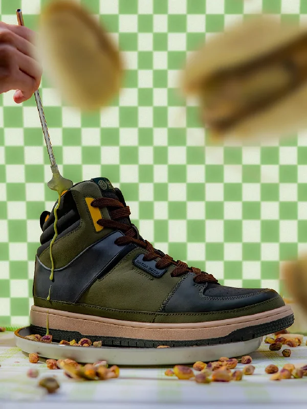 Men's casual shoes with a padded heel for comfort Bacca Bucci Gourmet Collection: High-Top Sneakers Inspired by Dessert Indulgence Men's casual shoes with a padded heel for comfort Bacca Bucci Gourmet Collection: High-Top Sneakers Inspired by Dessert Indulgence