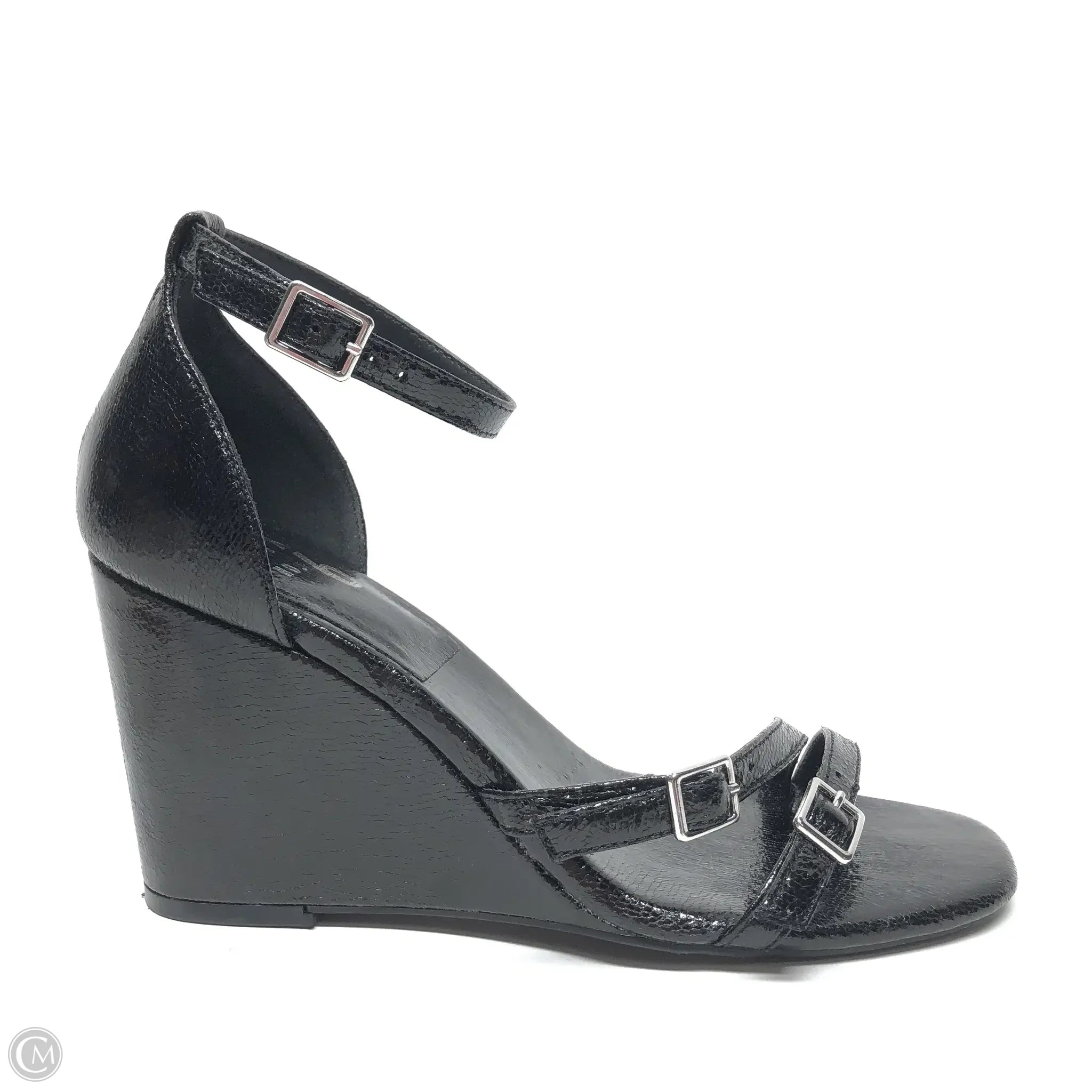 Men's leather sandals with an adjustable strap Men's leather sandals with an adjustable strap Sandals Heels Wedge By Mix No 6 In Black, Size: 7 Men's leather sandals with an adjustable strap Men's leather sandals with an adjustable strap Sandals Heels Wedge By Mix No 6 In Black, Size: 7