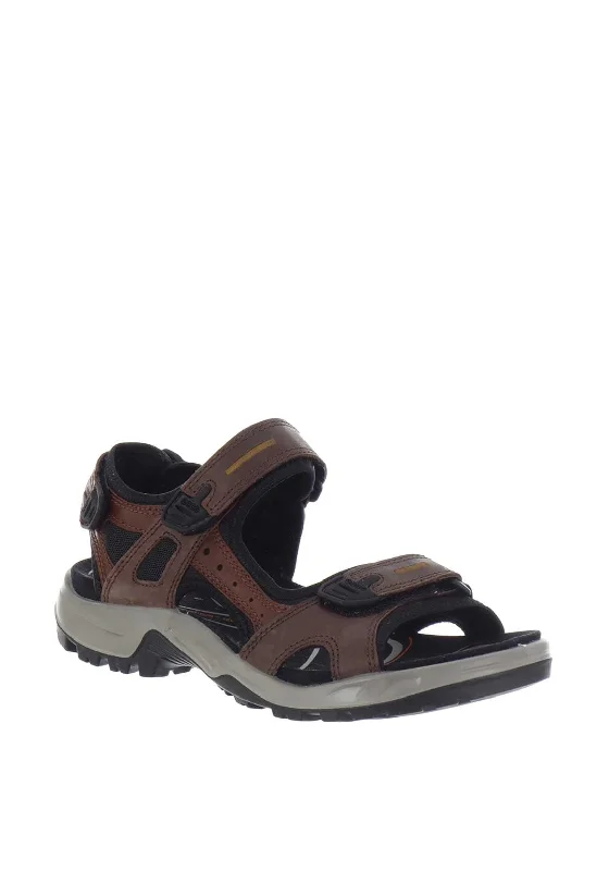 Men's casual shoes with a geometric pattern Ecco Men’s Yachtan Velcro Sandal, Brown Men's casual shoes with a geometric pattern Ecco Men’s Yachtan Velcro Sandal, Brown