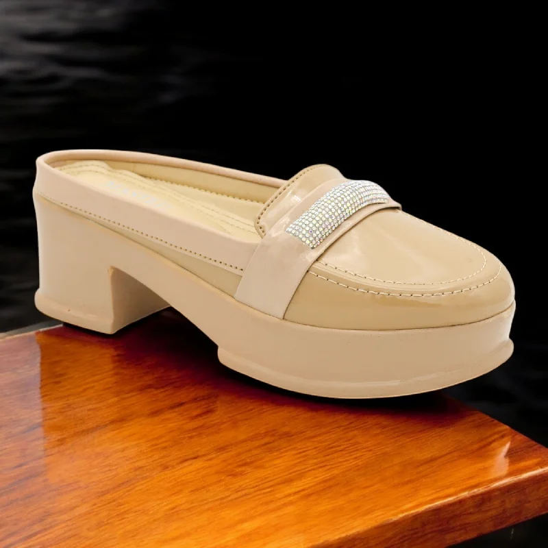 Men's slippers with a removable insole for cleaning M0482 open back