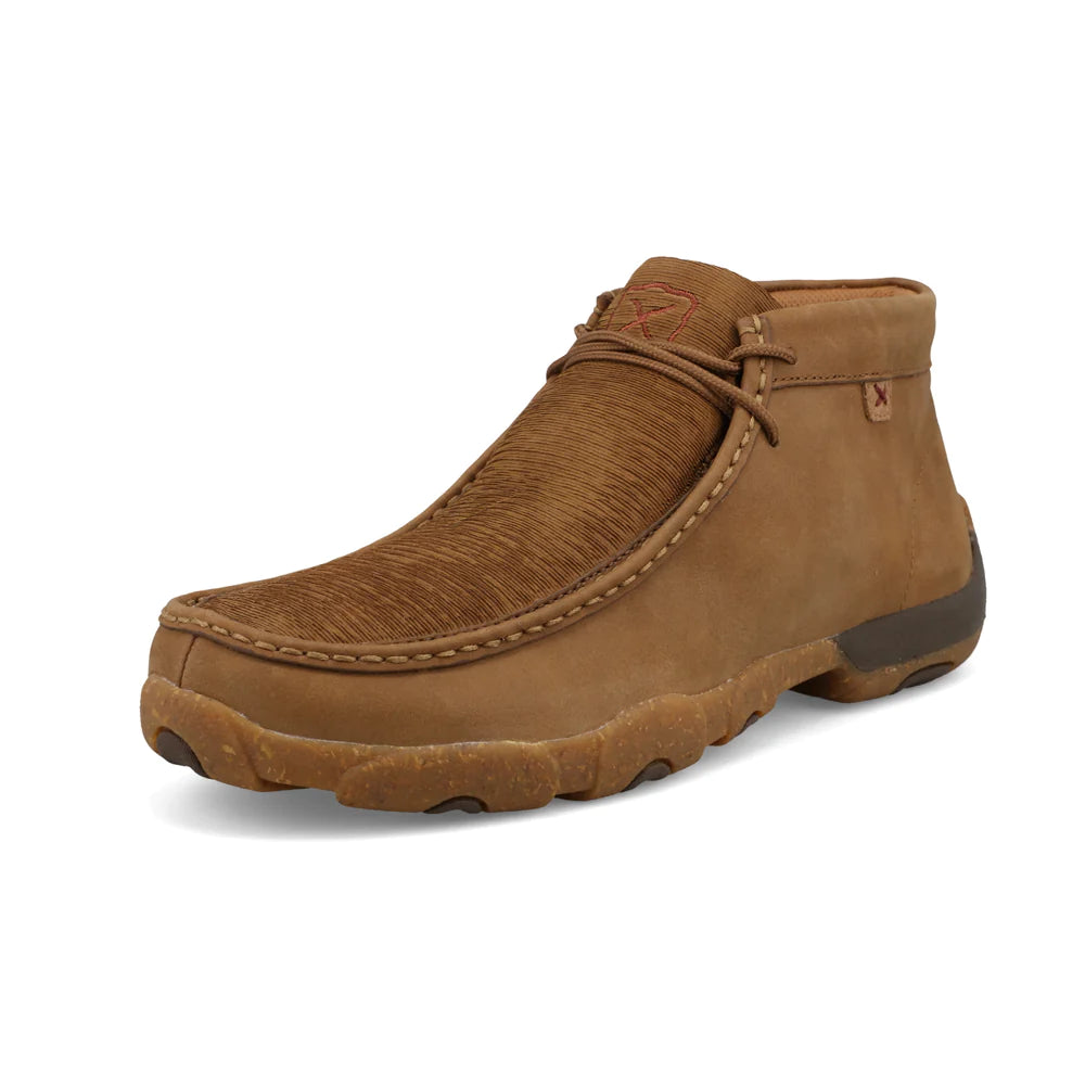 Men's casual shoes with a geometric pattern Twisted X Men's Chukka Driving Moc in Burnt Sand Men's casual shoes with a geometric pattern Twisted X Men's Chukka Driving Moc in Burnt Sand