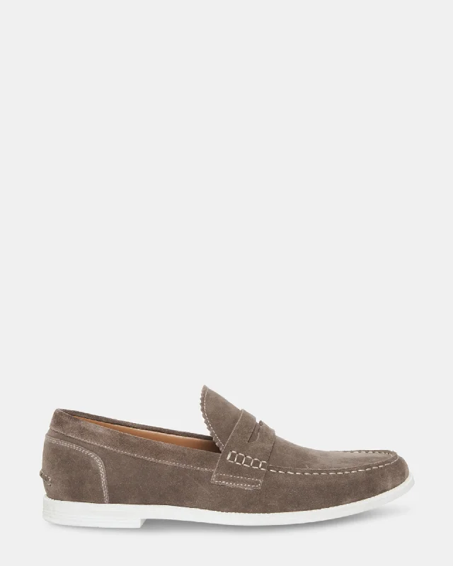 Men's loafers with a removable insole for cleaning Men's loafers with a removable insole for cleaning RAMSEE SAND SUEDE Men's loafers with a removable insole for cleaning Men's loafers with a removable insole for cleaning RAMSEE SAND SUEDE