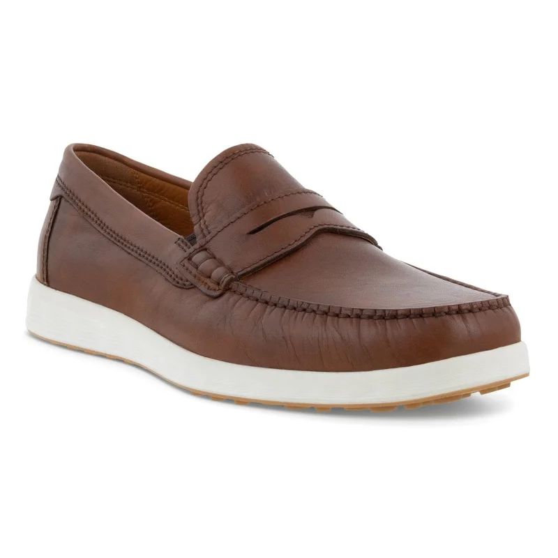 Men's casual shoes with a geometric pattern Ecco S Lite Moc 540534 Full Grain Leather Men's Loafers Shoes Men's casual shoes with a geometric pattern Ecco S Lite Moc 540534 Full Grain Leather Men's Loafers Shoes
