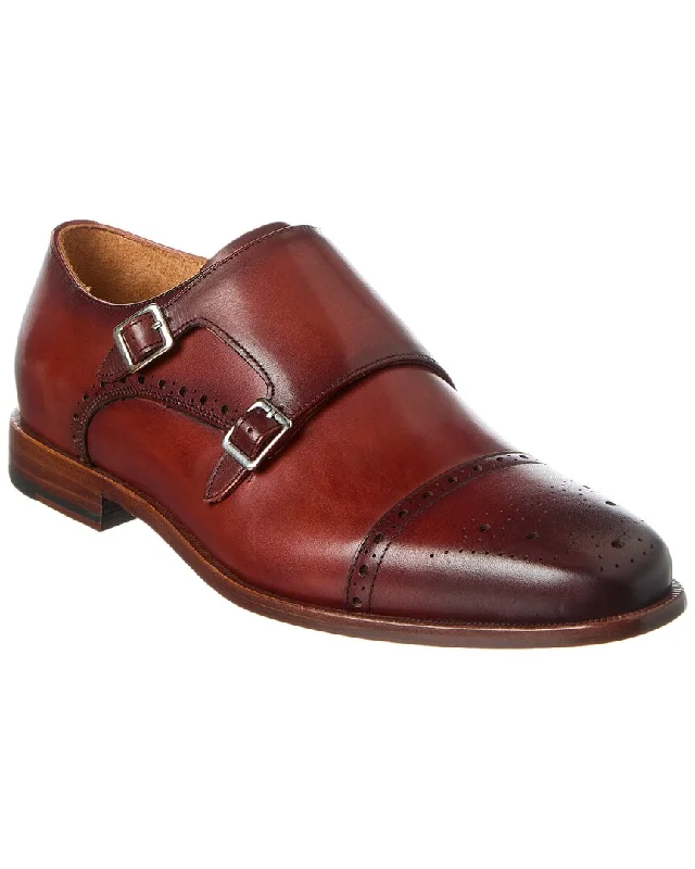 Men's loafers with a moc - toe design Men's loafers with a moc - toe design Curatore Cap Toe Double Monk Leather Loafer Men's loafers with a moc - toe design Men's loafers with a moc - toe design Curatore Cap Toe Double Monk Leather Loafer