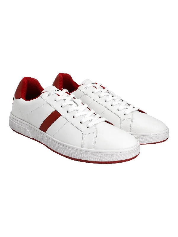 Men's casual shoes with a floral print for a unique style Men's White Colorblock Sneakers Men's casual shoes with a floral print for a unique style Men's White Colorblock Sneakers
