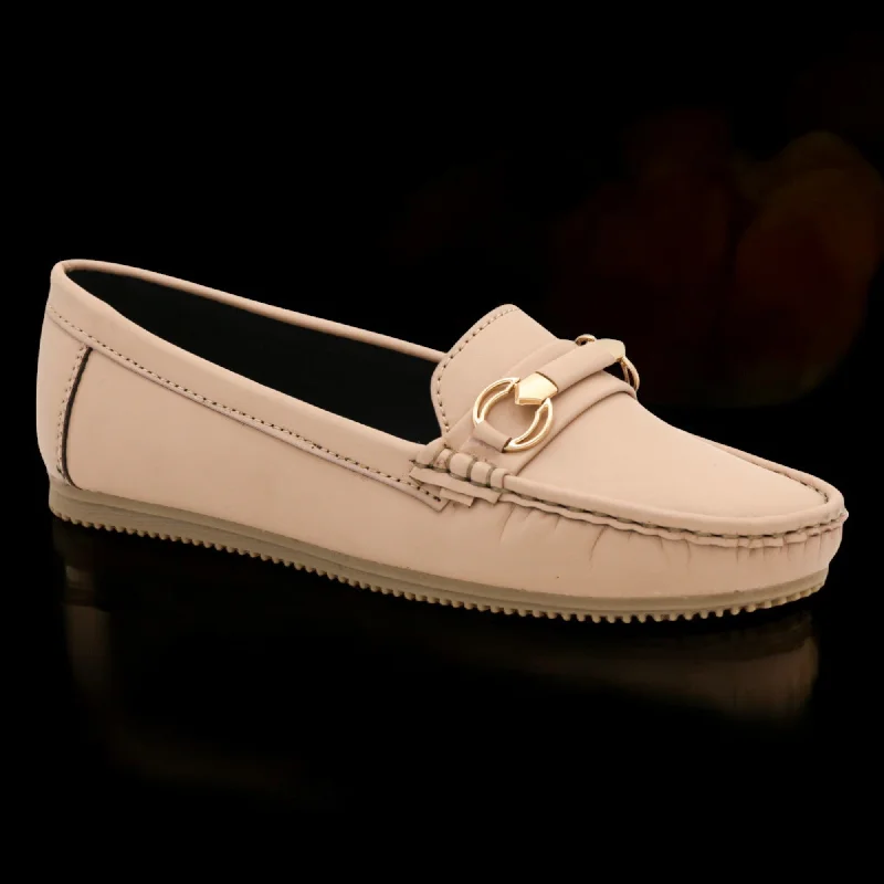 Men's plush slippers with a faux fur lining M0434 flat pump