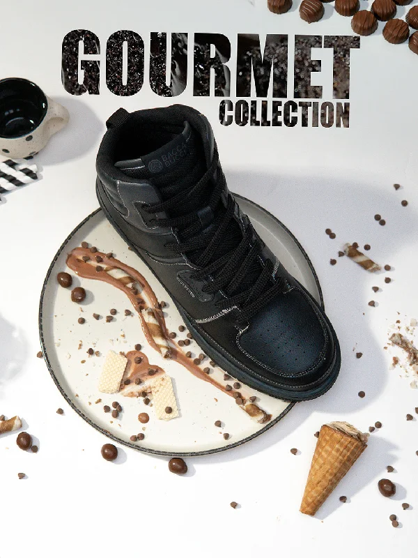 Men's casual shoes with a thick sole for added height Bacca Bucci Gourmet Collection: High-Top Sneakers Inspired by Dessert Indulgence Men's casual shoes with a thick sole for added height Bacca Bucci Gourmet Collection: High-Top Sneakers Inspired by Dessert Indulgence