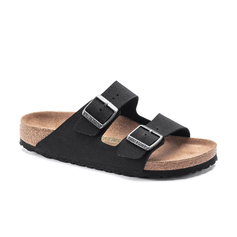 Men's sandals with a contrast stitching detail Men's sandals with a contrast stitching detail Arizona Black BirkiBuc/Microfibre Vegan Men's sandals with a contrast stitching detail Men's sandals with a contrast stitching detail Arizona Black BirkiBuc/Microfibre Vegan