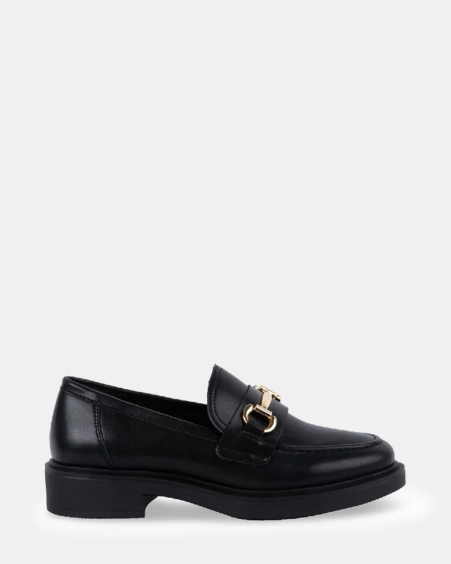 Men's loafers with a low - heeled design Men's loafers with a low - heeled design BRIGHT BLACK Men's loafers with a low - heeled design Men's loafers with a low - heeled design BRIGHT BLACK