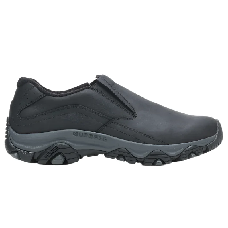 Men's casual shoes with a low - profile design Merrell Men's Moab Adventure 3 Moc Black Suede Wide Men's casual shoes with a low - profile design Merrell Men's Moab Adventure 3 Moc Black Suede Wide