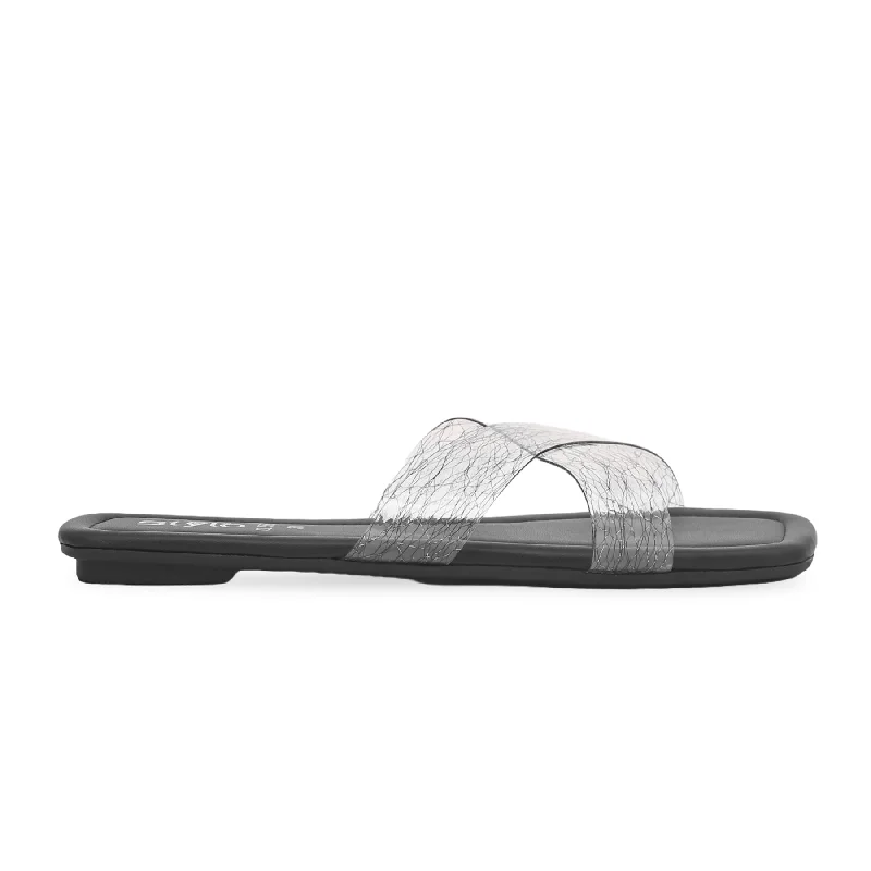 Men's slippers with a memory foam insole Black Casual Slipper CL1555