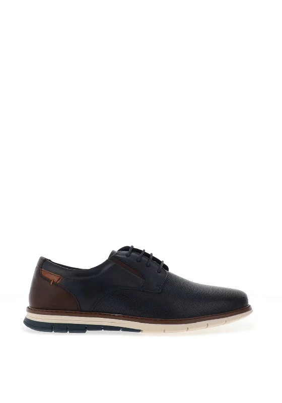 Men's casual shoes with a soft insole for cushioning Brent Normandy Casual Shoes, French Blue Men's casual shoes with a soft insole for cushioning Brent Normandy Casual Shoes, French Blue