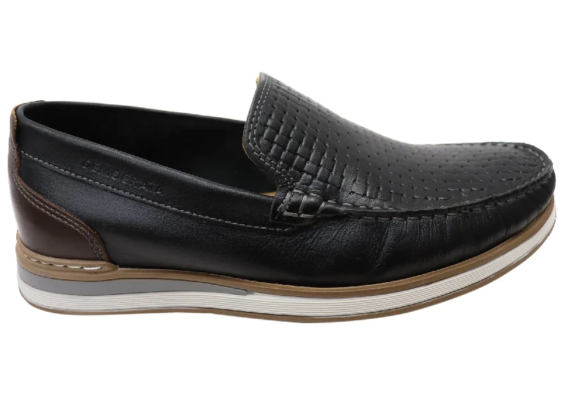 Men's loafers with a removable insole for cleaning Men's loafers with a removable insole for cleaning Democrata Tommy Mens Brazilian Comfortable Leather Loafers Shoes