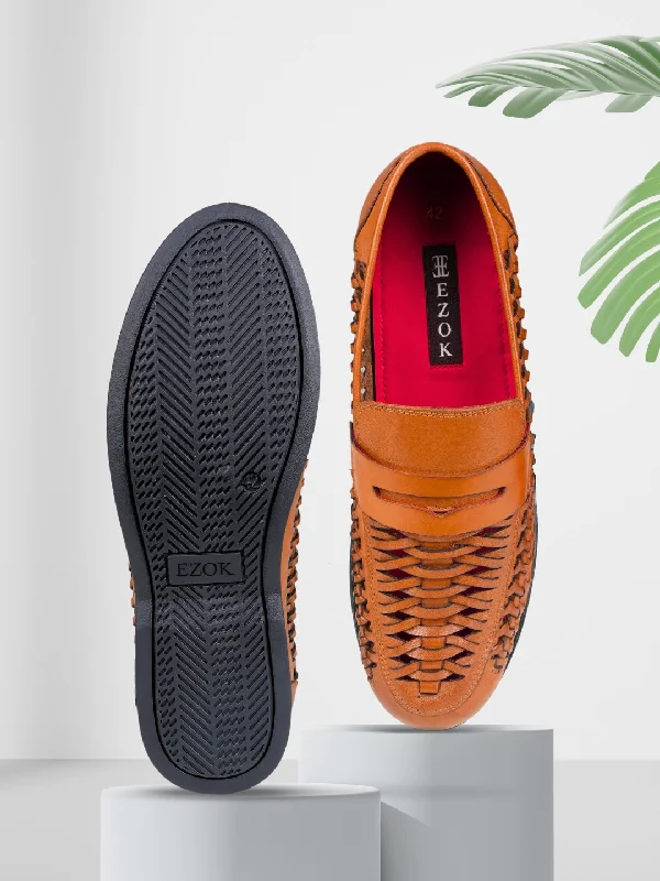 Men's casual shoes with a soft insole for cushioning Ezok Leather Casual Shoes For Men Men's casual shoes with a soft insole for cushioning Ezok Leather Casual Shoes For Men