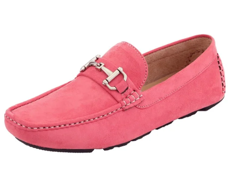 Men's casual shoes with a thick sole for added height Walken Salmon