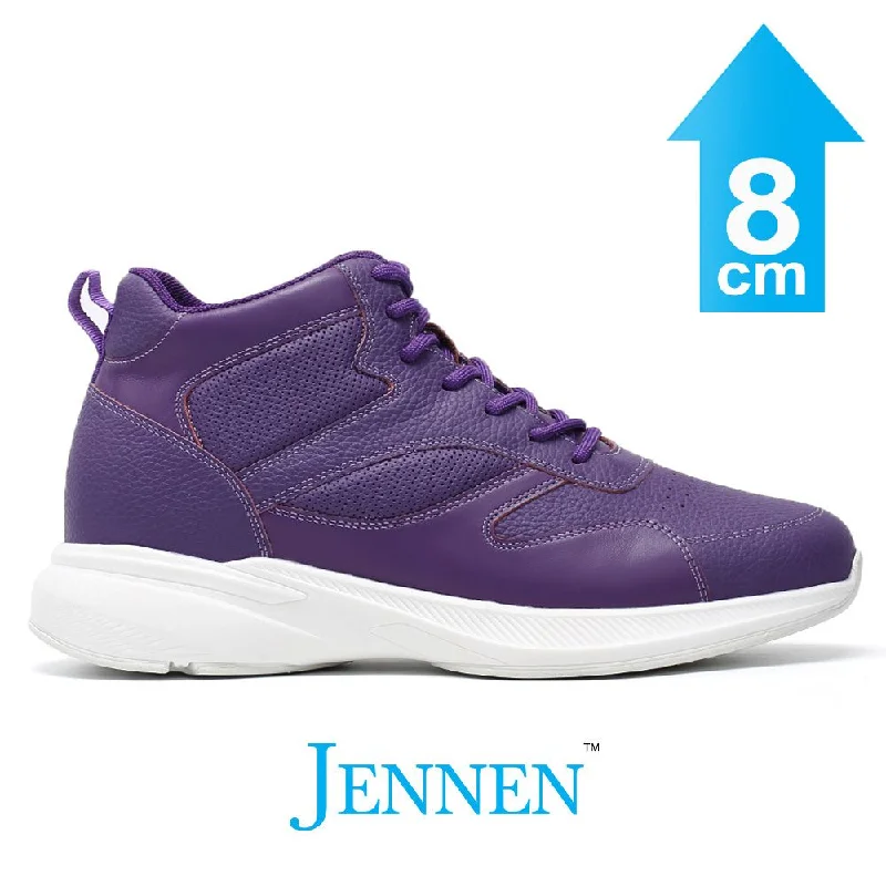 Men's casual shoes with a metallic trim Mr. Pippen 8cm | 3.2 inches Vibrant Purple Sneakers with Hidden Height Boost Men's casual shoes with a metallic trim Mr. Pippen 8cm | 3.2 inches Vibrant Purple Sneakers with Hidden Height Boost