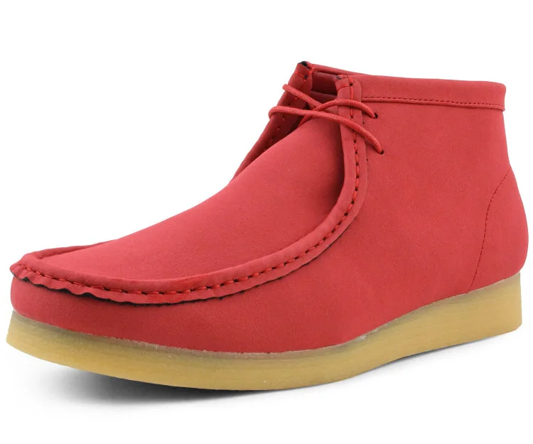 Men's casual shoes with a padded heel for comfort Jason2 Red