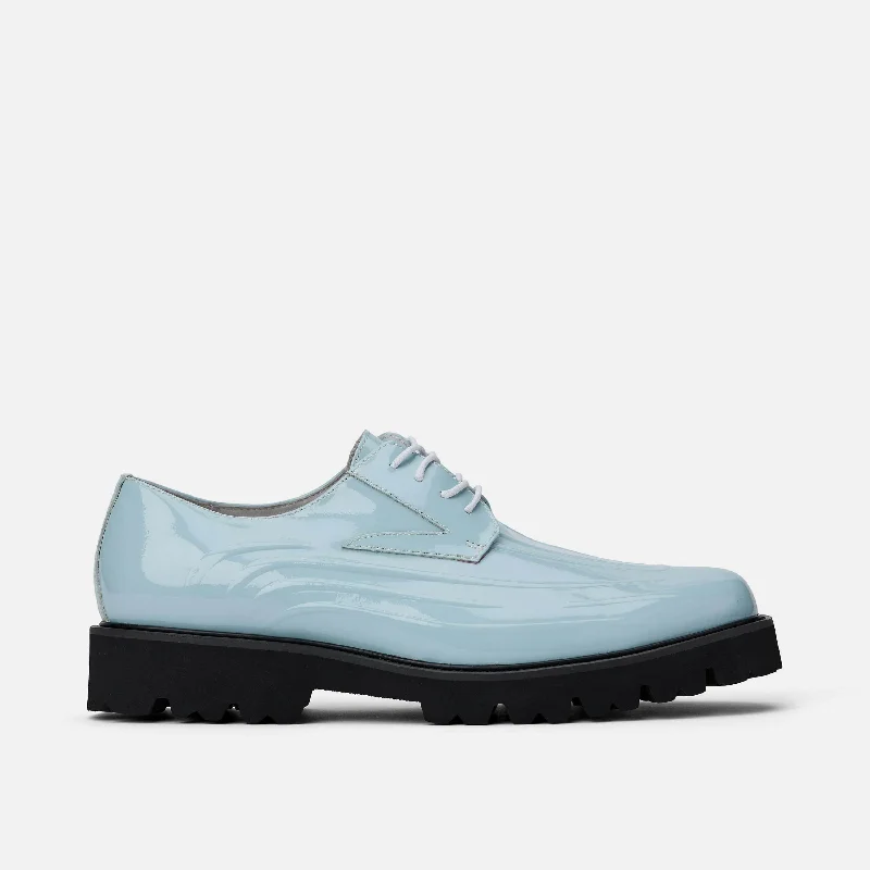 Men's formal shoes with a double monk strap Men's formal shoes with a double monk strap Jayden Light Blue Patent Leather Lug Sole Derby Shoes Men's formal shoes with a double monk strap Men's formal shoes with a double monk strap Jayden Light Blue Patent Leather Lug Sole Derby Shoes