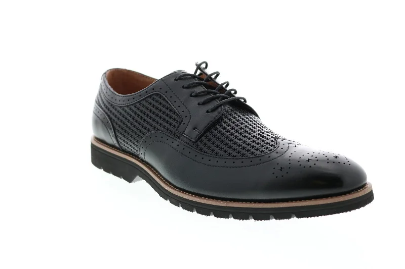 Men's formal shoes with a rubber heel cap for durability Men's formal shoes with a rubber heel cap for durability Stacy Adams Emile Leather Wingtip Oxfords Shoes - Black Men's formal shoes with a rubber heel cap for durability Men's formal shoes with a rubber heel cap for durability Stacy Adams Emile Leather Wingtip Oxfords Shoes - Black