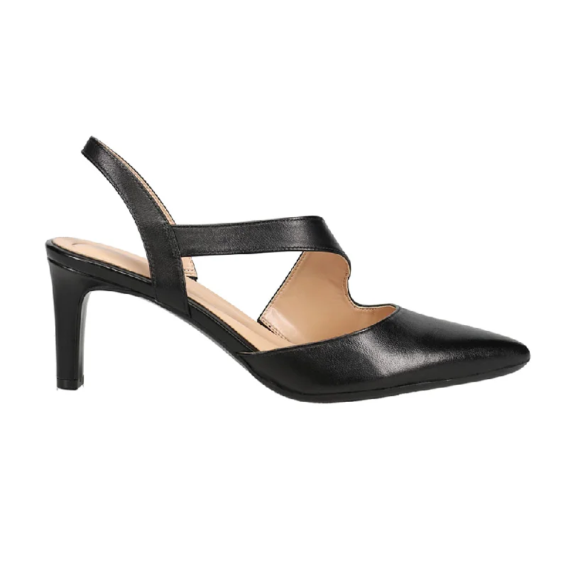 Men's leather formal Oxford shoes with a cap toe Men's leather formal Oxford shoes with a cap toe Recruit Pointed Toe Slingback Pumps