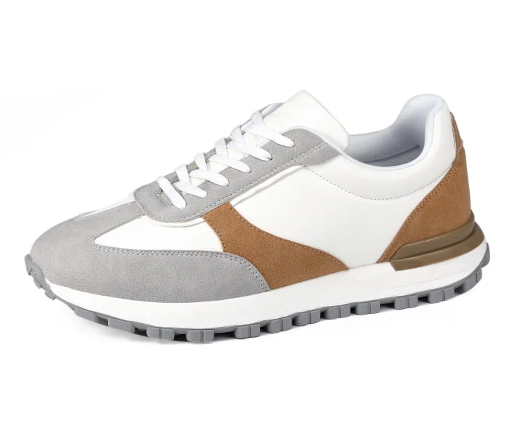 Men's casual sneakers with a mesh upper Gallium Beige