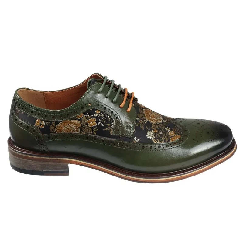 Men's formal shoes with a rubber heel cap for durability Men's formal shoes with a rubber heel cap for durability Ross Floral Print Leather Brogue Shoes Men's formal shoes with a rubber heel cap for durability Men's formal shoes with a rubber heel cap for durability Ross Floral Print Leather Brogue Shoes