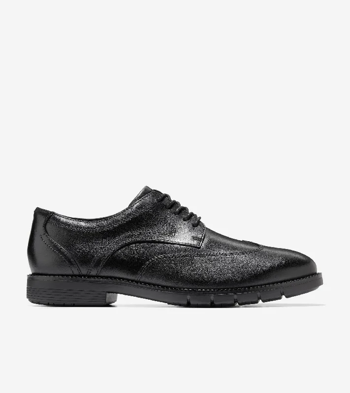 Men's leather formal Oxford shoes with a cap toe Men's FlexGrand360 Wingtip Oxfords Men's leather formal Oxford shoes with a cap toe Men's FlexGrand360 Wingtip Oxfords