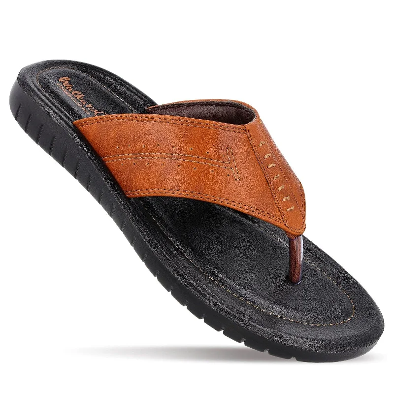 Flip - flop style men's sandals for beach wearMen's Daily Wear Sandals - WE1023 Tan Flip - flop style men's sandals for beach wearMen's Daily Wear Sandals - WE1023 Tan