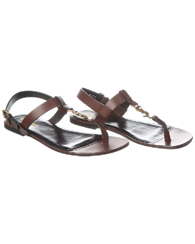 Men's sandals with a leather lining for comfortSaint Laurent Cassandra Leather Sandal (Authentic Pre-Owned) Men's sandals with a leather lining for comfortSaint Laurent Cassandra Leather Sandal (Authentic Pre-Owned)