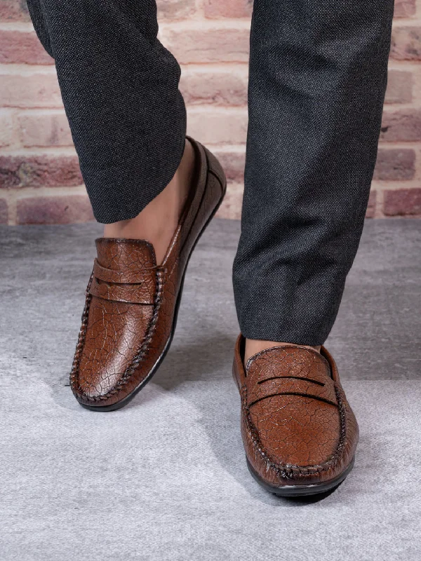 Men's casual shoes with a soft insole for cushioningAlberto Torresi Synthetic Tan Loafers For Men Men's casual shoes with a soft insole for cushioningAlberto Torresi Synthetic Tan Loafers For Men