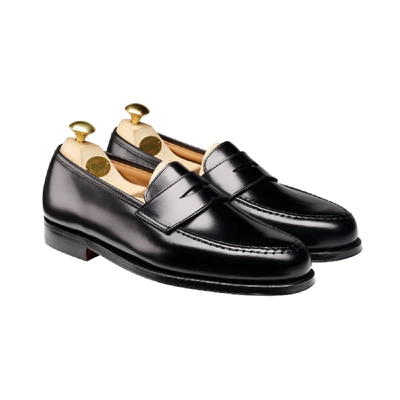 Men's loafers with a memory foam insoleBoston Black Cavalry Calf