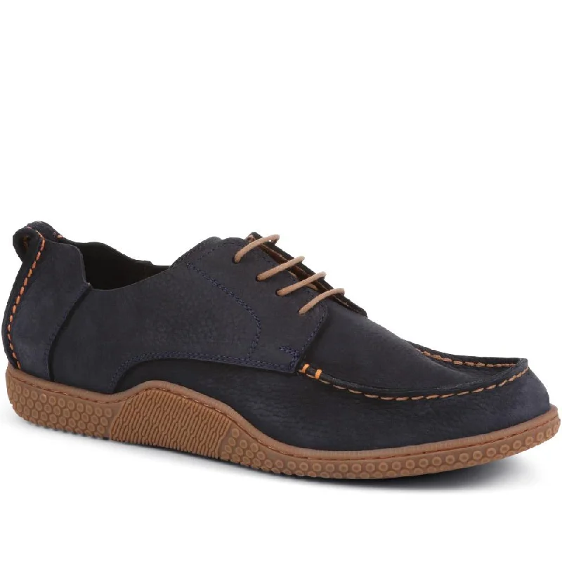 Men's casual shoes with a metallic trimCasual Leather Lace-Up Shoes - META35010 / 322 980 Men's casual shoes with a metallic trimCasual Leather Lace-Up Shoes - META35010 / 322 980