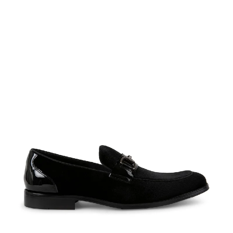 Men's loafers with a tassel front for a classic lookEDMONT BLACK VELVET
