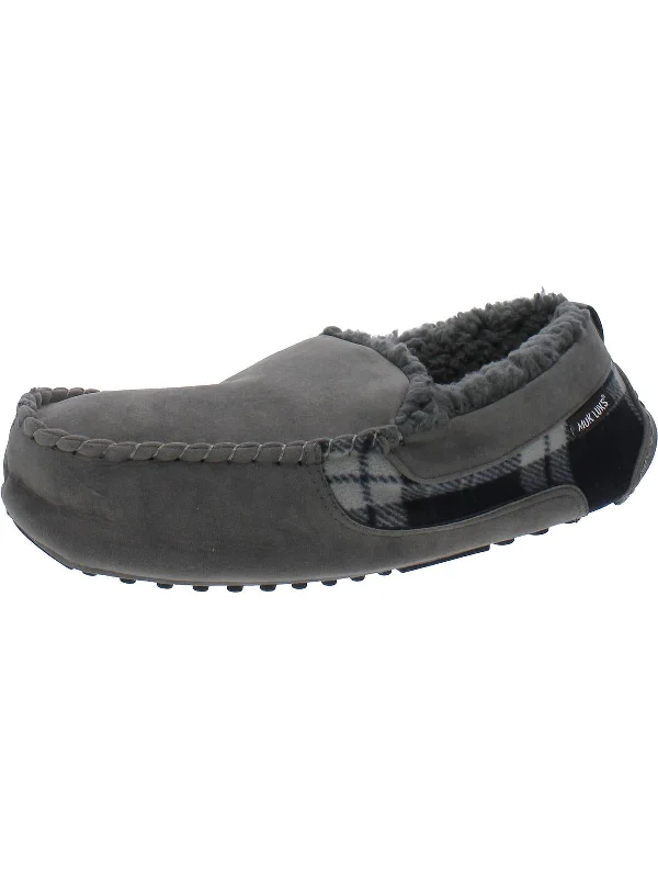Men's slippers with a memory foam insoleEMMETT Mens Faux Fur Slip On Moccasin Slippers Men's slippers with a memory foam insoleEMMETT Mens Faux Fur Slip On Moccasin Slippers