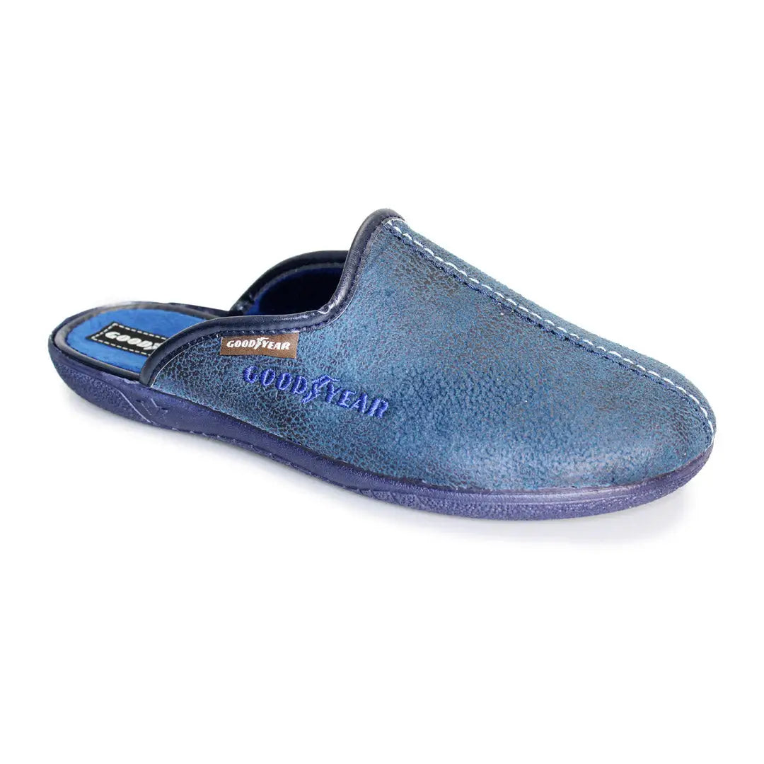 Men's slippers in a warm color like red or brownGoodyear Tees Mule Slippers