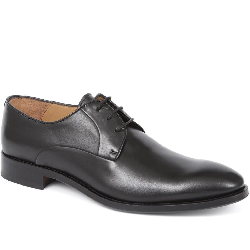 Men's casual shoes with a flexible rubber outsoleLeather Derby Shoes - CREWE / 323 780 Men's casual shoes with a flexible rubber outsoleLeather Derby Shoes - CREWE / 323 780