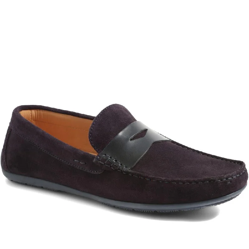 Men's casual shoes with a flexible rubber outsolePierson Suede Leather Loafers - PIERSON / 320 159 Men's casual shoes with a flexible rubber outsolePierson Suede Leather Loafers - PIERSON / 320 159