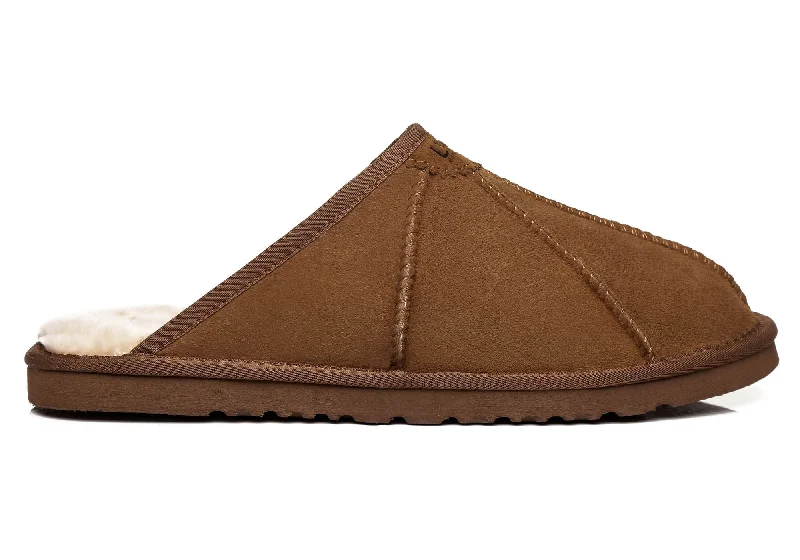Men's slippers with a padded footbed for all - day comfortUGG Australian Shepherd Comfort Unisex Rafael Open Back Slippers Men's slippers with a padded footbed for all - day comfortUGG Australian Shepherd Comfort Unisex Rafael Open Back Slippers