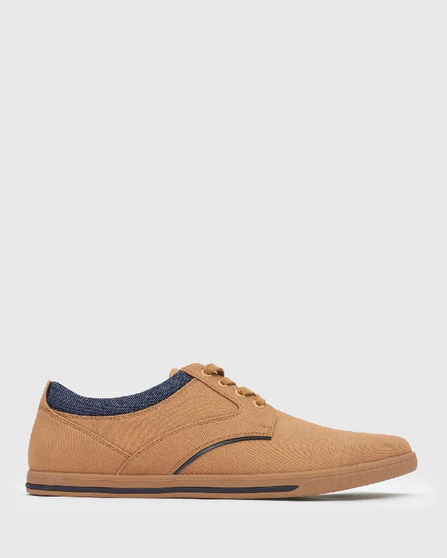 Men's sneakers with a chunky sole for a trendy lookBECKETT Canvas Lace-up Sneakers