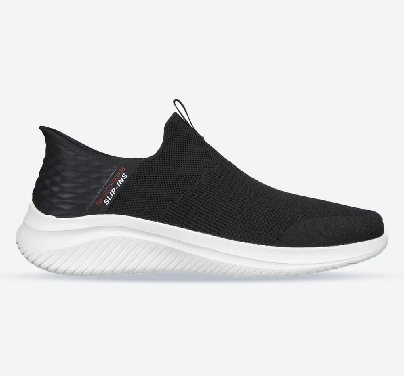 Men's sneakers with a decorative logo on the sideMen's Wide Fit Skechers 232450 Slip-ins Ultra Flex 3.0 - Smooth Step Sneakers - Black Men's sneakers with a decorative logo on the sideMen's Wide Fit Skechers 232450 Slip-ins Ultra Flex 3.0 - Smooth Step Sneakers - Black