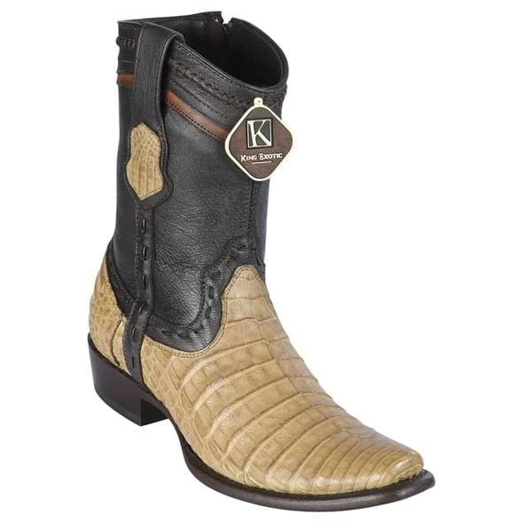 Men's ankle boots with a shock - absorbing insoleMen's King Exotic Caiman Belly Dubai Style Short Boot 479BG8251 Men's ankle boots with a shock - absorbing insoleMen's King Exotic Caiman Belly Dubai Style Short Boot 479BG8251