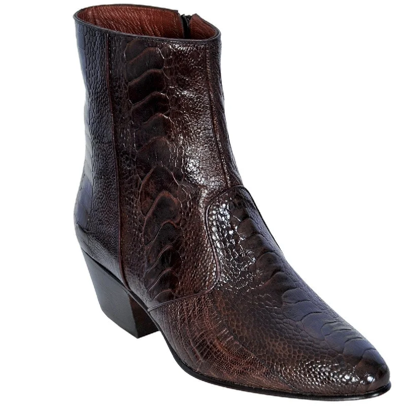 Zip - up men's ankle boots for easy on and offMen's Los Altos Ostrich Leg Ankle Boot 630507 Zip - up men's ankle boots for easy on and offMen's Los Altos Ostrich Leg Ankle Boot 630507