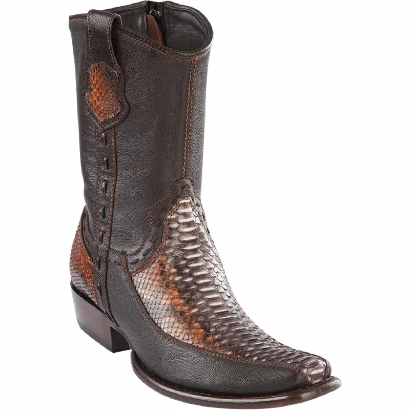 Minimalist men's ankle boots for a modern aestheticMen's Wild West Python with Deer Dubai Toe Short Boot 279BF5788 Minimalist men's ankle boots for a modern aestheticMen's Wild West Python with Deer Dubai Toe Short Boot 279BF5788